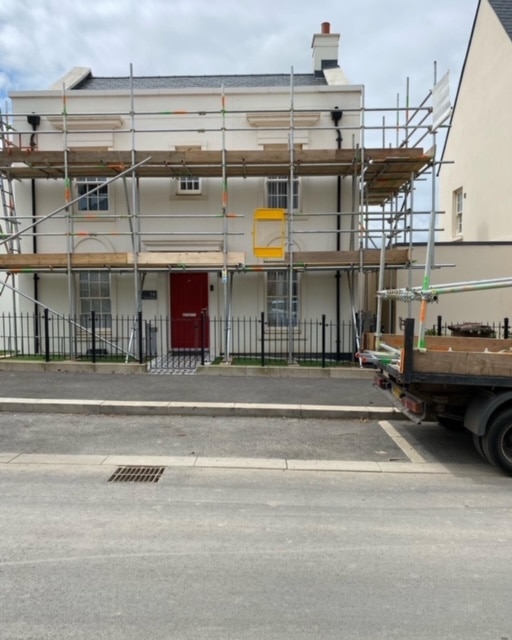 Scaffolding project residential - newton abbot