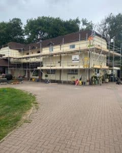 Scaffolding project residential home
