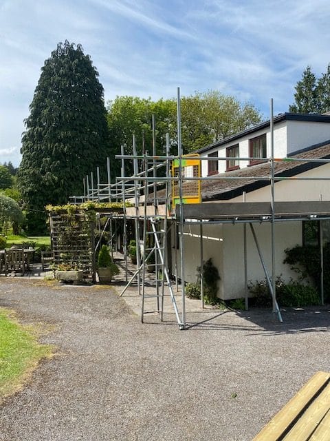 Scaffolding project residential