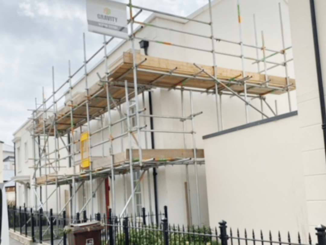 new build scaffolding in devon